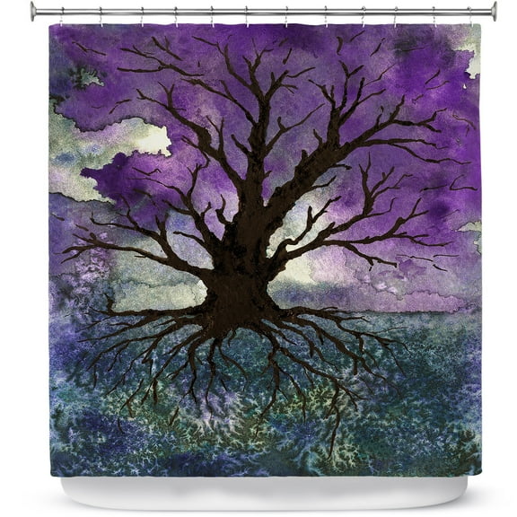 Shower Curtains 70" x 84" from DiaNoche Designs by Brazen Design Studio - Tree Of Life