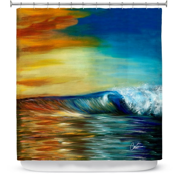 Shower Curtains 70" x 84" from DiaNoche Designs by Corina Bakke - Maui Wave II