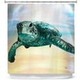 thumbnail image 1 of Shower Curtains 70" x 84" from DiaNoche Designs by Corina Bakke - Sea Turtle 3, 1 of 1