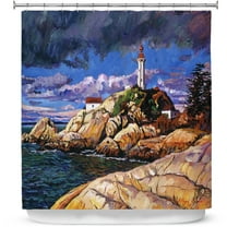 Shower Curtains 70" x 84" from DiaNoche Designs by David Lloyd Glover - The Mariners Sentinal
