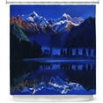 thumbnail image 1 of Shower Curtains 70" x 84" from DiaNoche Designs by David Lloyd Glover - The Ultimate Blue, 1 of 1