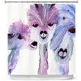 thumbnail image 1 of Shower Curtains 70" x 84" from DiaNoche Designs by Dawn Derman - 3 Alpacas, 1 of 1
