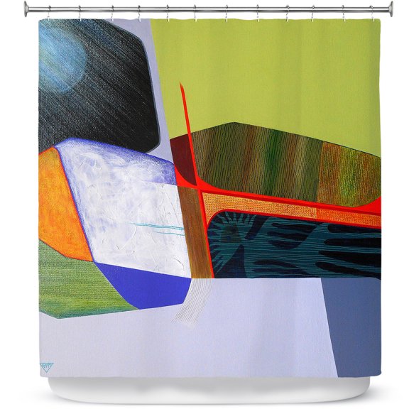 Shower Curtains 70" x 84" from DiaNoche Designs by Jennifer Baird - Deep Time 7