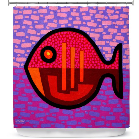 Shower Curtains 70" x 84" from DiaNoche Designs by John Nolan - Pisces 2