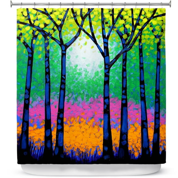 Shower Curtains 70" x 84" from DiaNoche Designs by John Nolan - Seven Trees