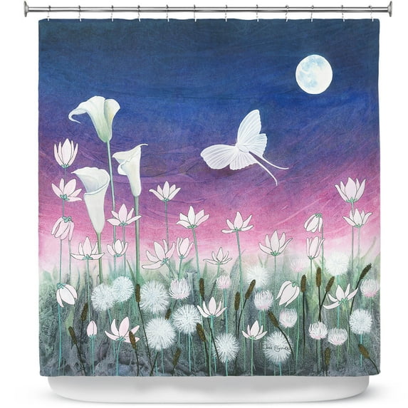 Shower Curtains 70" x 84" from DiaNoche Designs by Judith Figuiere - Luna