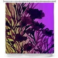 thumbnail image 1 of Shower Curtains 70" x 84" from DiaNoche Designs by Julia Di Sano - Petal Thoughts Purple Yellow, 1 of 1