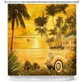 thumbnail image 1 of Shower Curtains 70" x 84" from DiaNoche Designs by Mark Watts - Tropical Getaway, 1 of 2