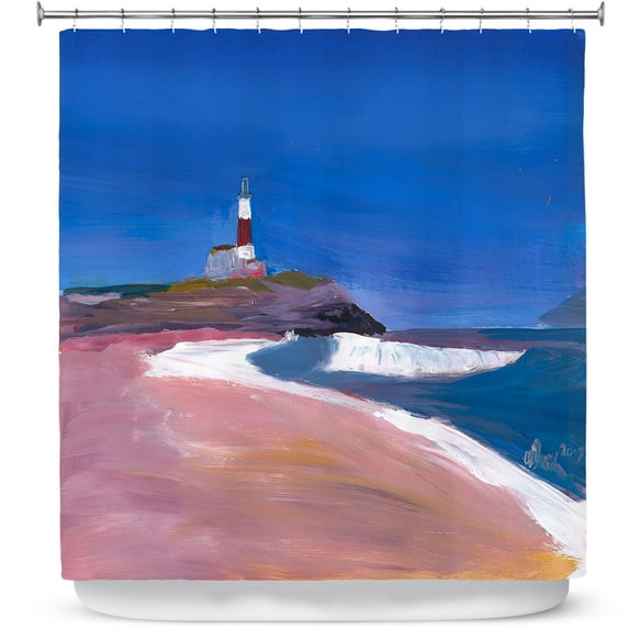Shower Curtains 70" x 84" from DiaNoche Designs by Markus Bleichner - Lighthouse 1