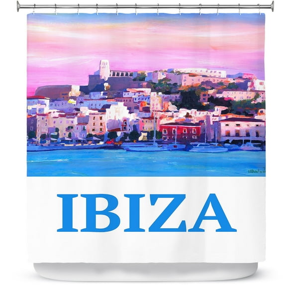 Shower Curtains 70" x 84" from DiaNoche Designs by Markus Bleichner - Poster Ibiza