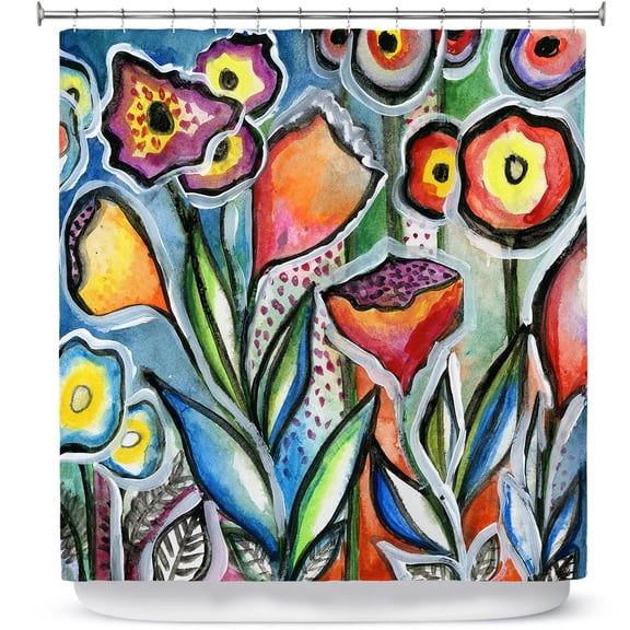 Shower Curtains 70" x 84" from DiaNoche Designs by Robin Mead - Eternal 1