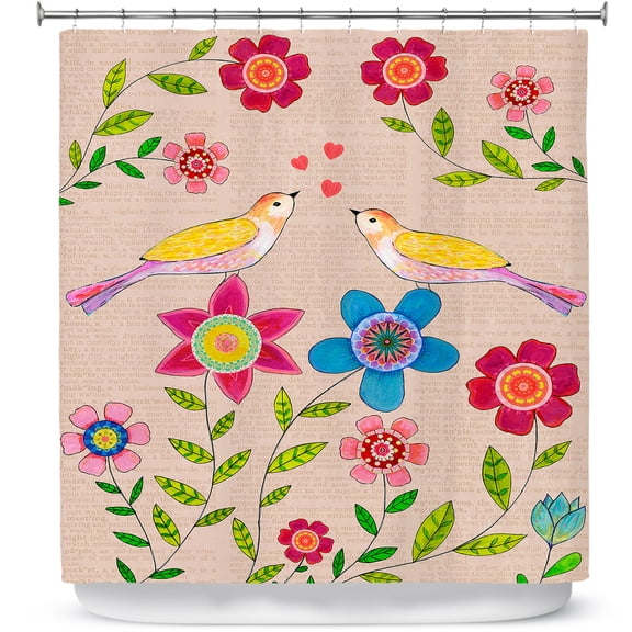 Shower Curtains 70" x 84" from DiaNoche Designs by Sascalia - You Are My Sunshine