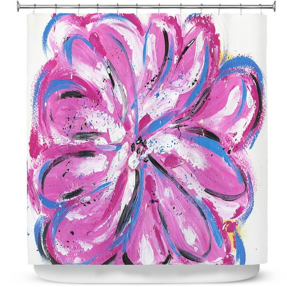 Shower Curtains 70" x 84" from DiaNoche Designs by Shay Livenspargar - Rose Bud