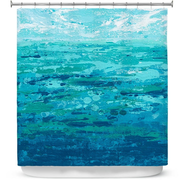 Shower Curtains 70" x 84" from DiaNoche Designs by Sue Allemand - Coastal Walk I