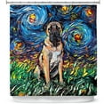 thumbnail image 1 of Shower Curtains 70" x 93" from DiaNoche Designs by Aja Ann - Bull Mastiff Dog, 1 of 1