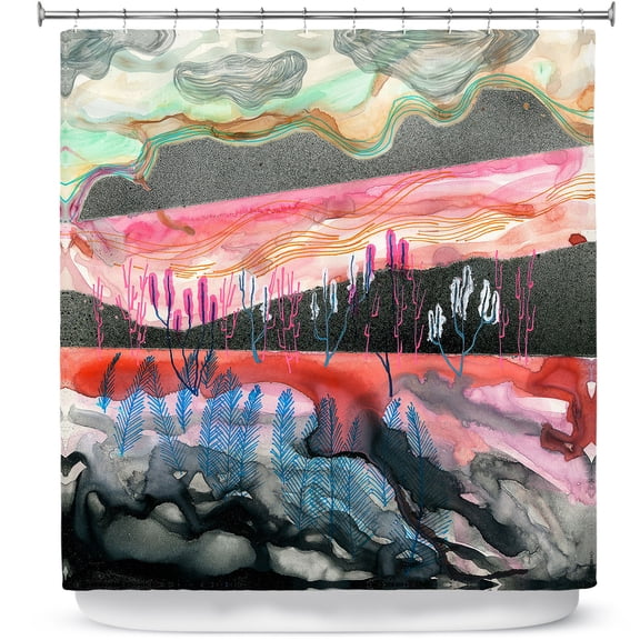 Shower Curtains 70" x 93" from DiaNoche Designs by Aja Ann - Desert Scape