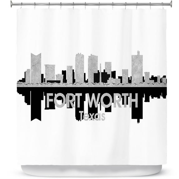 Shower Curtains 70" x 93" from DiaNoche Designs by Angelina Vick - City IV Fort Worth Texas