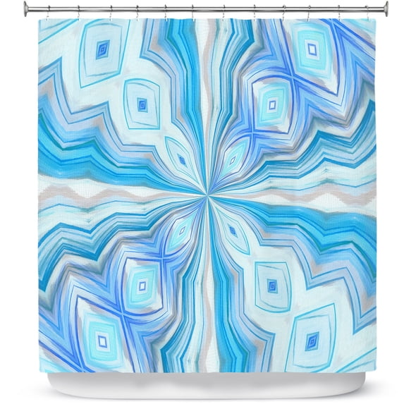 Shower Curtains 70" x 93" from DiaNoche Designs by Angelina Vick - Float Abstract 2