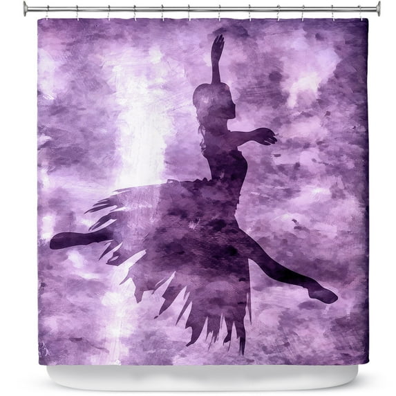 Shower Curtains 70" x 93" from DiaNoche Designs by Angelina Vick - Learning The Steps 6