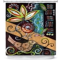 thumbnail image 1 of Shower Curtains 70" x 93" from DiaNoche Designs by Ann-Marie Cheung - Bloom, 1 of 1