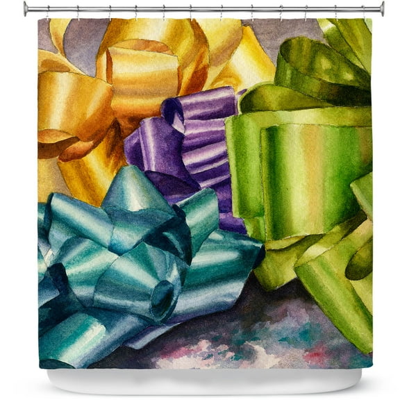 Shower Curtains 70" x 93" from DiaNoche Designs by Anne Gifford - Bows 1