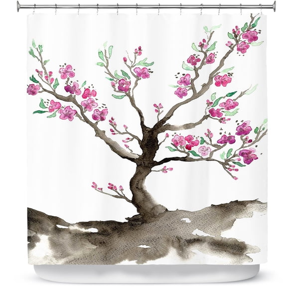 Shower Curtains 70" x 93" from DiaNoche Designs by Brazen Design Studio - Sakura