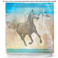 thumbnail image 1 of Shower Curtains 70" x 93" from DiaNoche Designs by Corina Bakke - Horse, 1 of 1