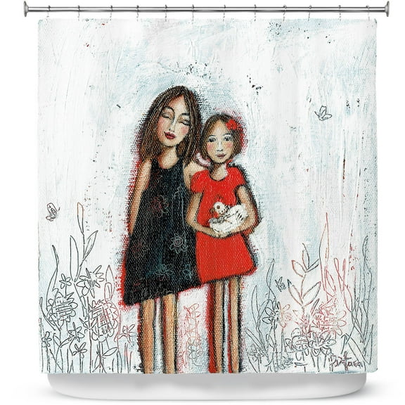 Shower Curtains 70" x 93" from DiaNoche Designs by Denise Daffara - Couldnt Love Her More