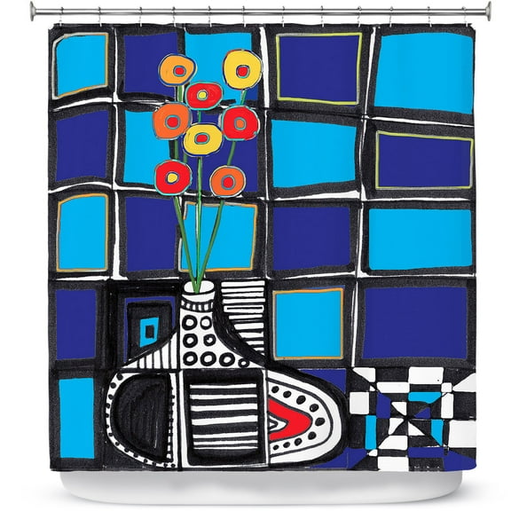 Shower Curtains 70" x 93" from DiaNoche Designs by Dora Ficher - The Vase