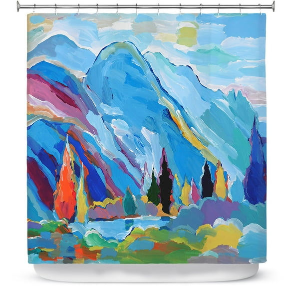 Shower Curtains 70" x 93" from DiaNoche Designs by Hooshang Khorasani - Colorado Composition