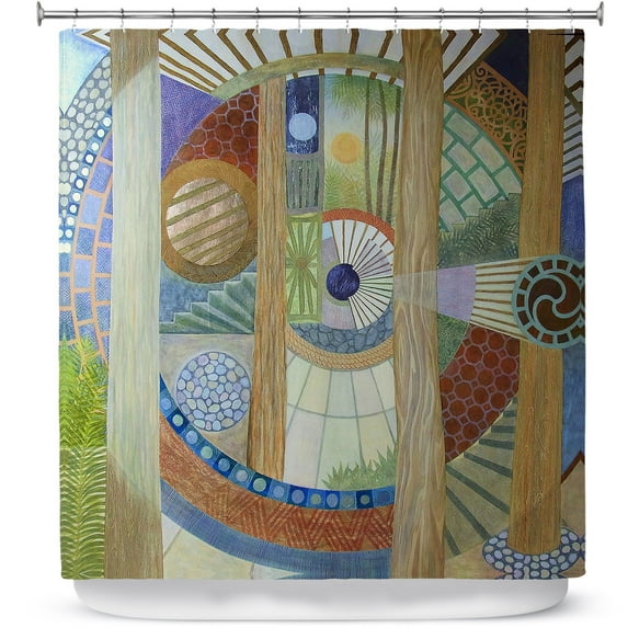 Shower Curtains 70" x 93" from DiaNoche Designs by Jennifer Baird - House of the Meditator