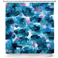 thumbnail image 1 of Shower Curtains 70" x 93" from DiaNoche Designs by Julia Di Sano - Floral Spray 11, 1 of 1