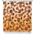 thumbnail image 1 of Shower Curtains 70" x 93" from DiaNoche Designs by Julia Di Sano - Ombre Autumn Sepia Brown, 1 of 1