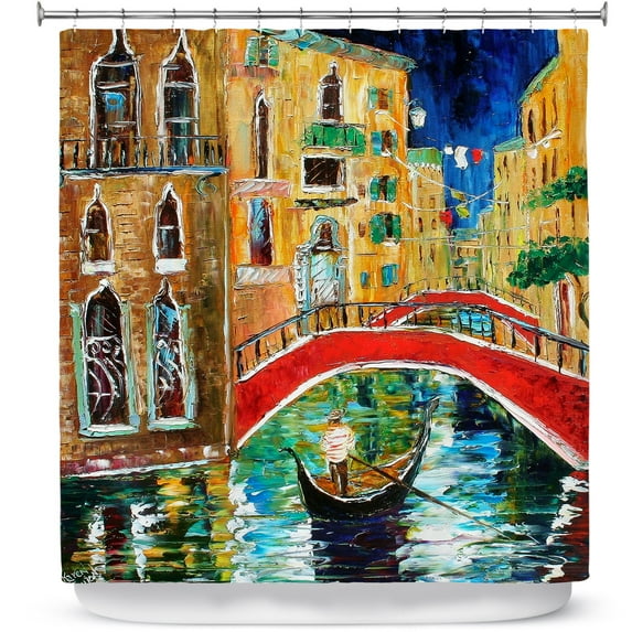 Shower Curtains 70" x 93" from DiaNoche Designs by Karen Tarlton - Venice Feb 1 2011