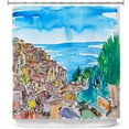 thumbnail image 1 of Shower Curtains 70" x 93" from DiaNoche Designs by Markus Bleichner - Vernazza Italian Riviera 1, 1 of 1