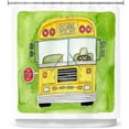 thumbnail image 1 of Shower Curtains 70" x 93" from DiaNoche Designs by Marley Ungaro - School Bus, 1 of 1