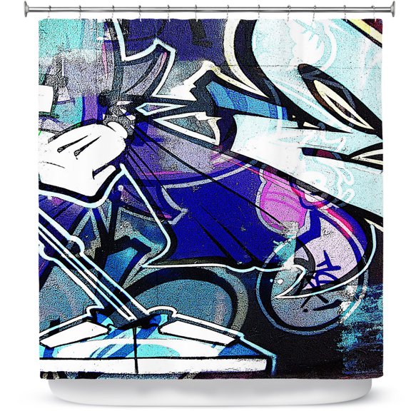 Shower Curtains 70" x 93" from DiaNoche Designs by Martin Taylor - Graffiti 13