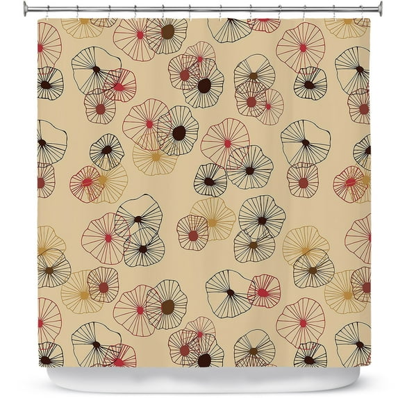 Shower Curtains 70" x 93" from DiaNoche Designs by Olive Smith - Broken I