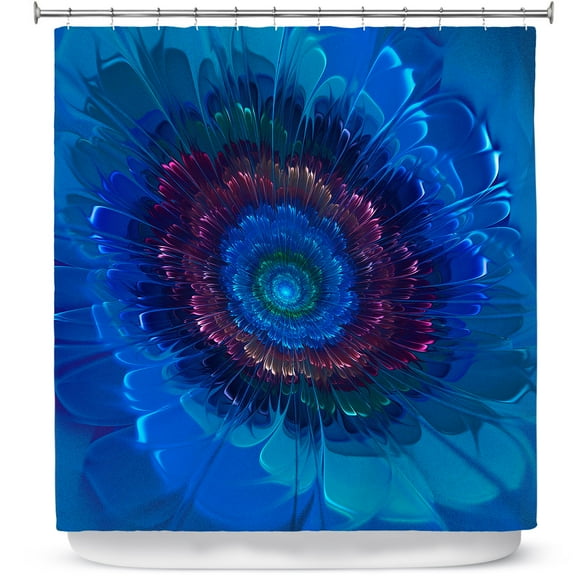 Shower Curtains 70" x 93" from DiaNoche Designs by Pam Amos - Silken Blues