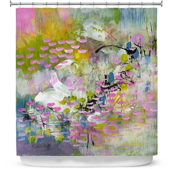 Shower Curtains 70" x 93" from DiaNoche Designs by Rina Patel Art - Calla Lillies