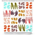 thumbnail image 1 of Shower Curtains 70" x 93" from DiaNoche Designs by Ruth Palmer - Fun Light Colors, 1 of 1