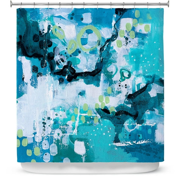 Shower Curtains 70" x 93" from DiaNoche Designs by Sue Allemand - Turbulent Seas 3