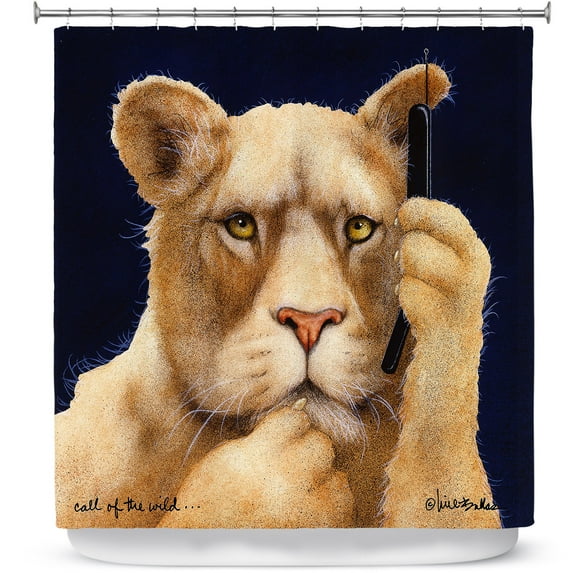 Shower Curtains 70" x 93" from DiaNoche Designs by Will Bullas - Call of the Wild