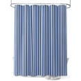 thumbnail image 1 of Shower Curtains for Bathroom-60"x72", Modern Minimalist Blue Stripe Art Waterproof Bath Curtain Grommet Shower Curtain Set with Hooks, Simple Color Line Texture Washable Bath Accessories, 1 of 6
