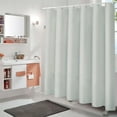 thumbnail image 1 of Shower Curtains for Bathroom, Extra Long Shower Curtains, Waterproof Shower Curtain - Shower Curtain Liner for Bathroom, Light-Weight Material & Washable, 70.86x70.86", 1 of 8