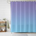 thumbnail image 1 of Shower Curtains for Bathroom, Ombre Blue Purple Waterproof Fabric Shower Curtain, Colorful Painting Decorative Bathroom Curtain for Bathtub, 36"x72", No Hooks Included, 1 of 9
