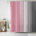 thumbnail image 1 of Shower Curtains for Bathroom, Pink Gray Ombre Waterproof Fabric Shower Curtain, Vintage Country Wooden Decorative Bathroom Curtain for Bathtub, 36"x72", No Hooks Included, 1 of 9