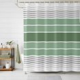 thumbnail image 1 of Shower Curtains for Bathroom, Sage Green Stripes Waterproof Fabric Shower Curtain, Modern Spring Abstract Striped Decorative Bathroom Curtain for Bathtub, 36"x72", No Hooks Included, 1 of 9
