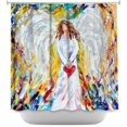 thumbnail image 1 of Shower Curtains 70" x 73" from DiaNoche Designs by Karen Tarlton - Angel of My Heart, 1 of 1