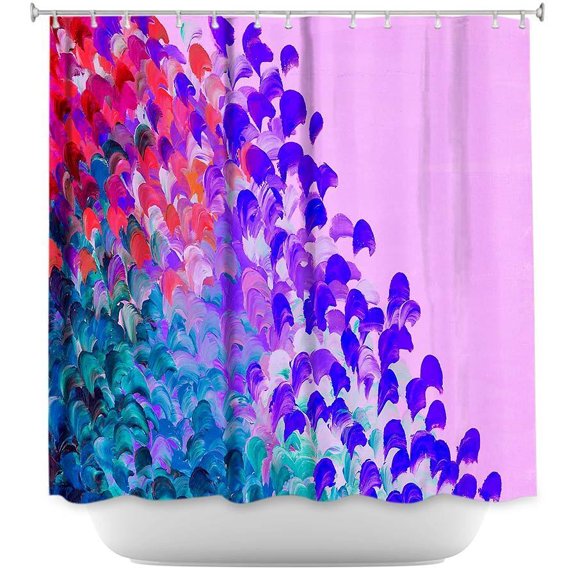 Shower Curtains - DiaNoche Designs - Creation in Color Very Berry